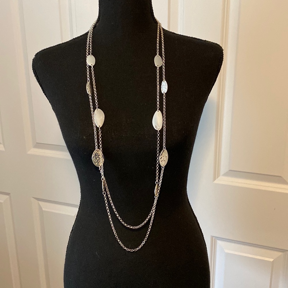 Costume jewelry necklace. 44 inches long